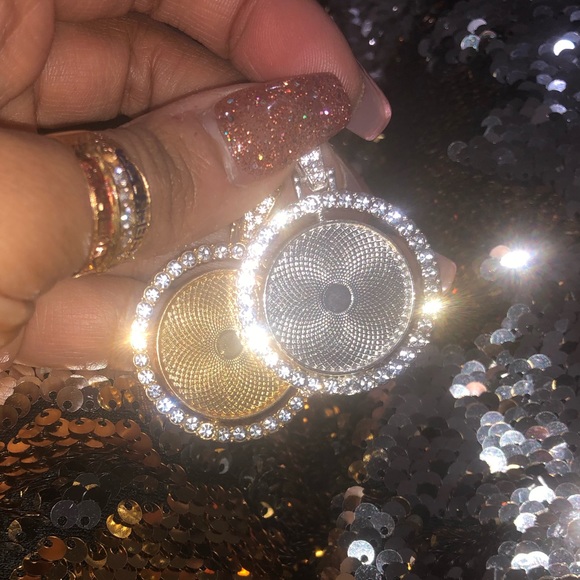 One of a kind beautiful hand made custom rotating memory pendant charm huge sale - Picture 8 of 11